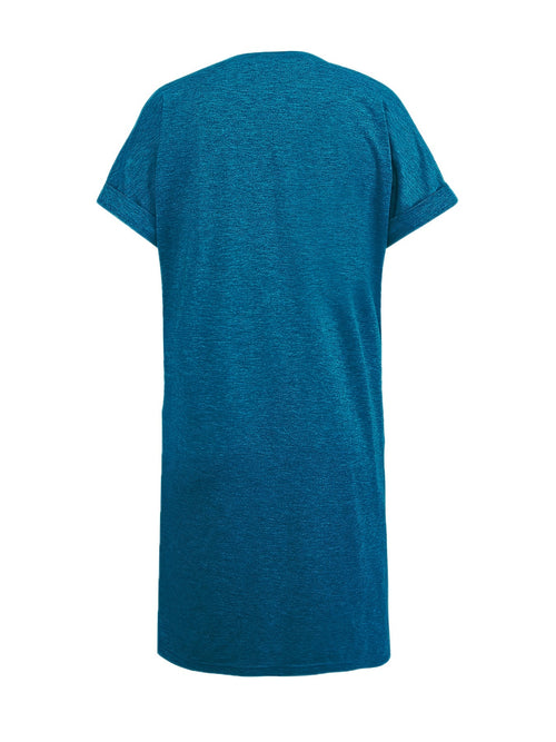 Loose With Pocket Dress, Casual Short Sleeve Dress For Spring & Summer, Women's Clothing